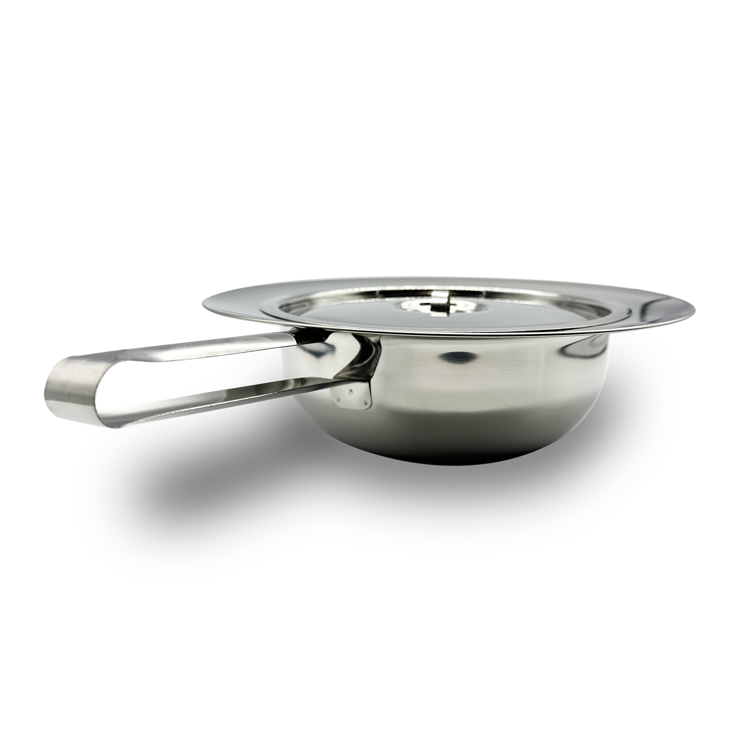 Bettpfanne mit Deckel aus Edelstahl – Bild 2