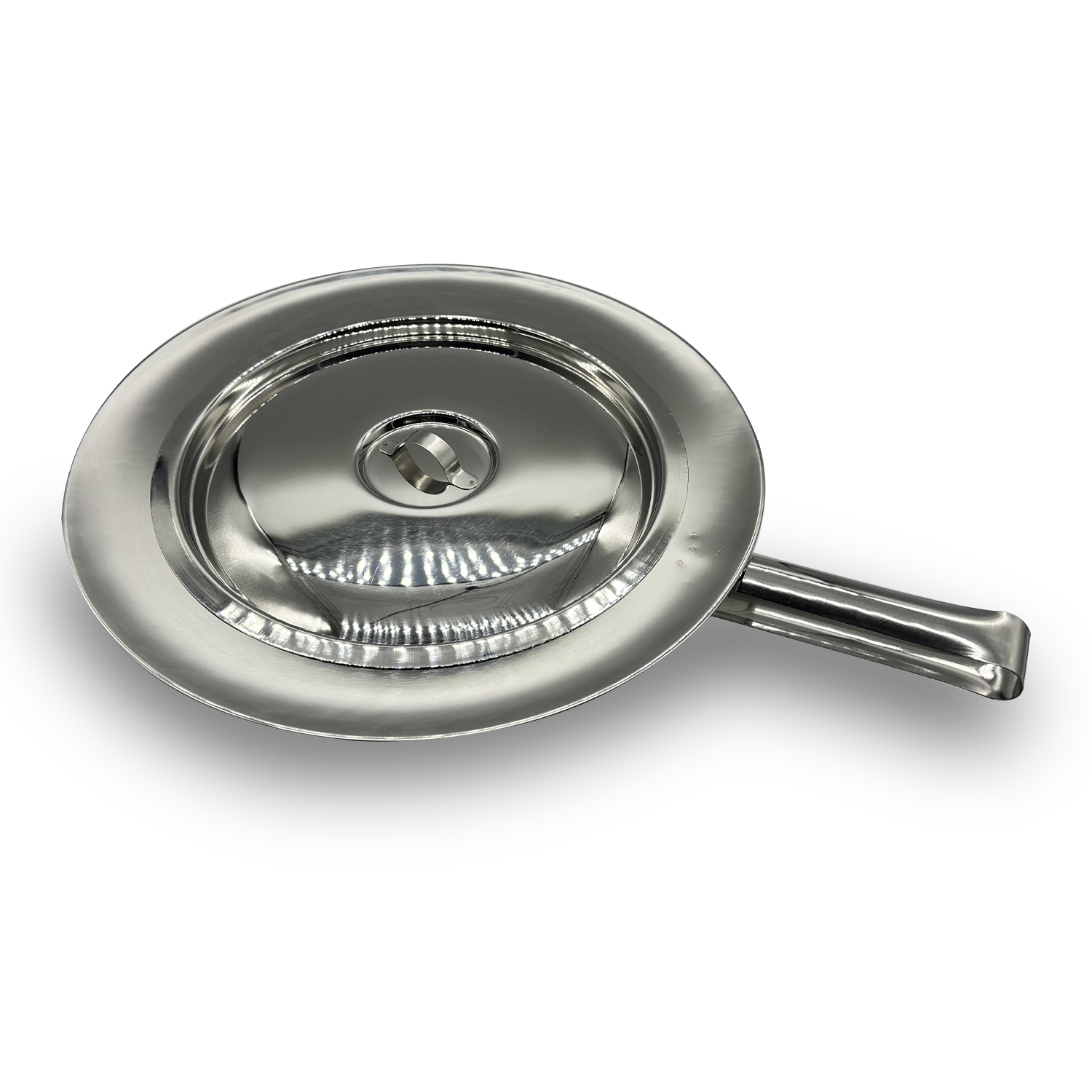 Bettpfanne mit Deckel aus Edelstahl – Bild 3